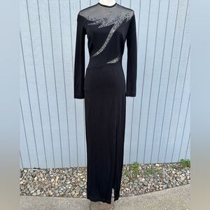 Vintage 90’s Tadishi Shoji Elegant Black Dress